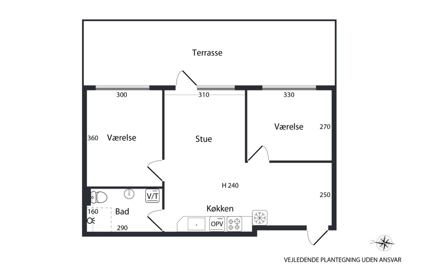 Plantegning Grønvej 11G